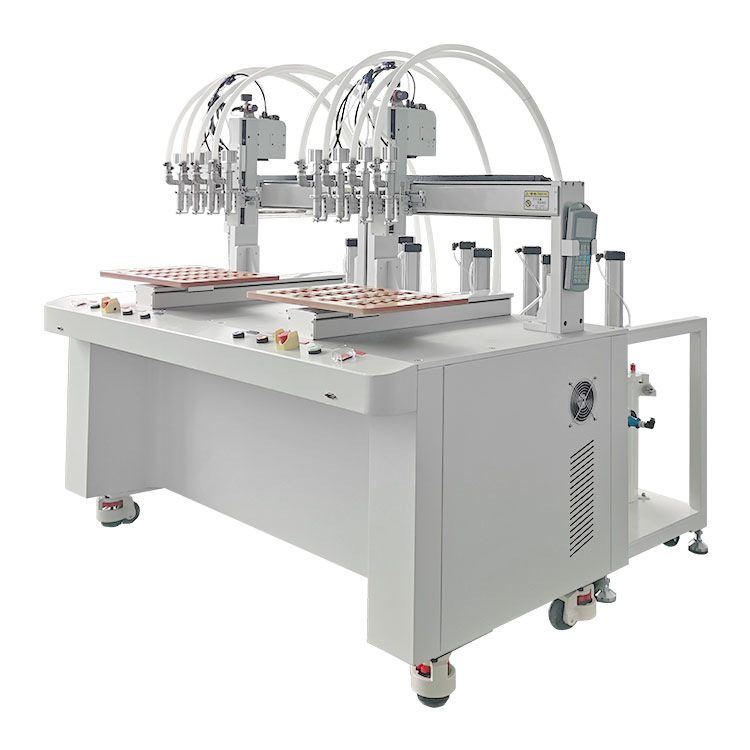 一拖四双工位打胶机 