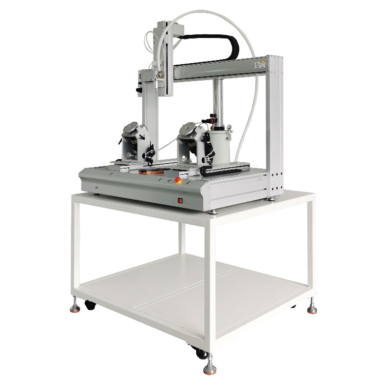 定制45°旋转架点胶机 